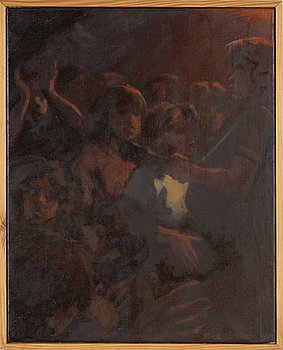 Kjell Jörstedt, oil on canvas, signed and dated 1981.