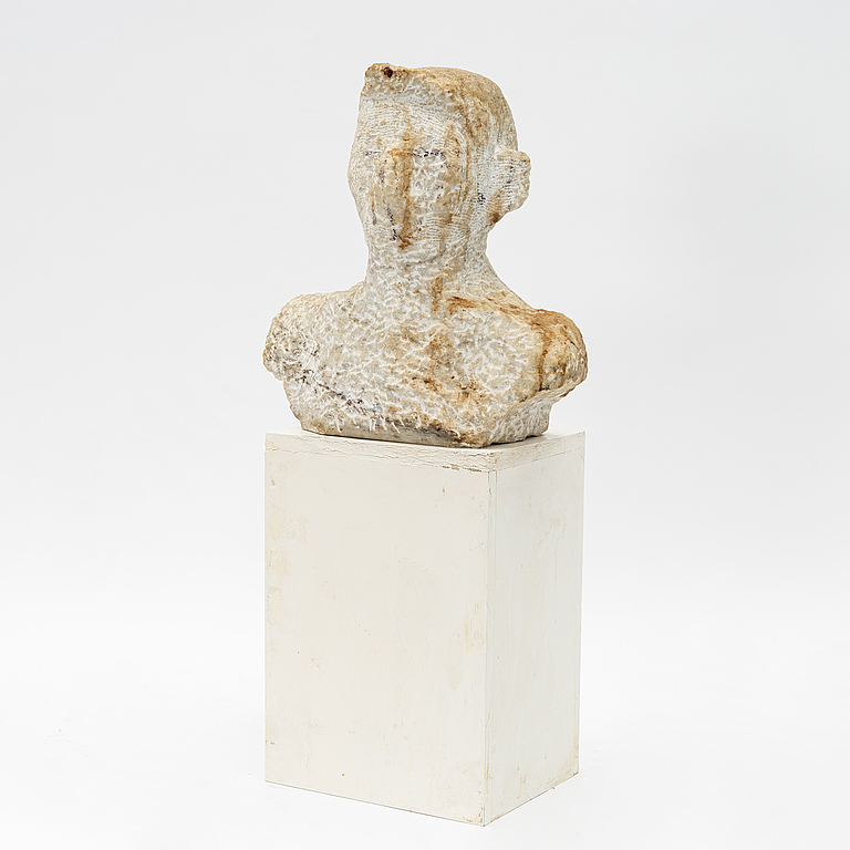 A stone sculpture, 20th century.