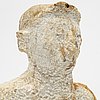 A stone sculpture, 20th century.