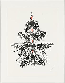Kimmo Kaivanto, lithograph, signed and dated -91, numbered 16/60.