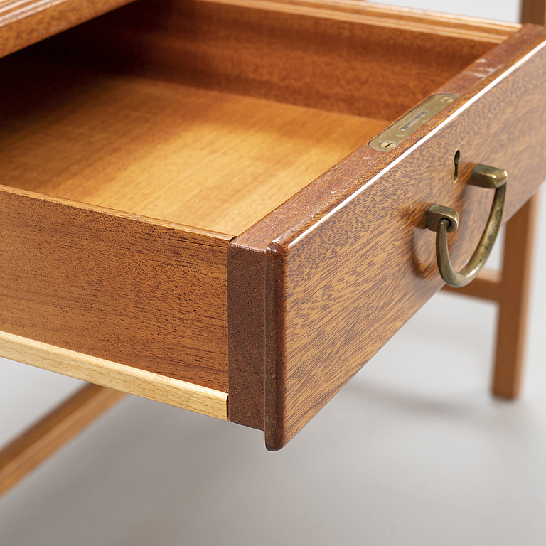 Josef Frank, a model 1022 mahogany and santos rosewood desk, Svenskt Tenn.