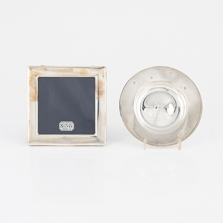 Ram samt fat, silver, "Davis Cup", Carr's of Sheffield Ltd, Sheffield 1998.