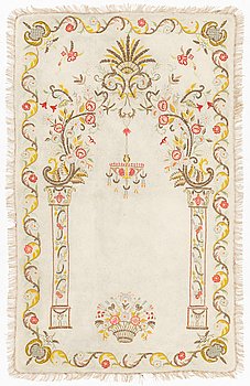 Turkish Felt Rug An antique/semi-antique felted rug, Turkey, c 157 x 96 cm. - Bukowskis