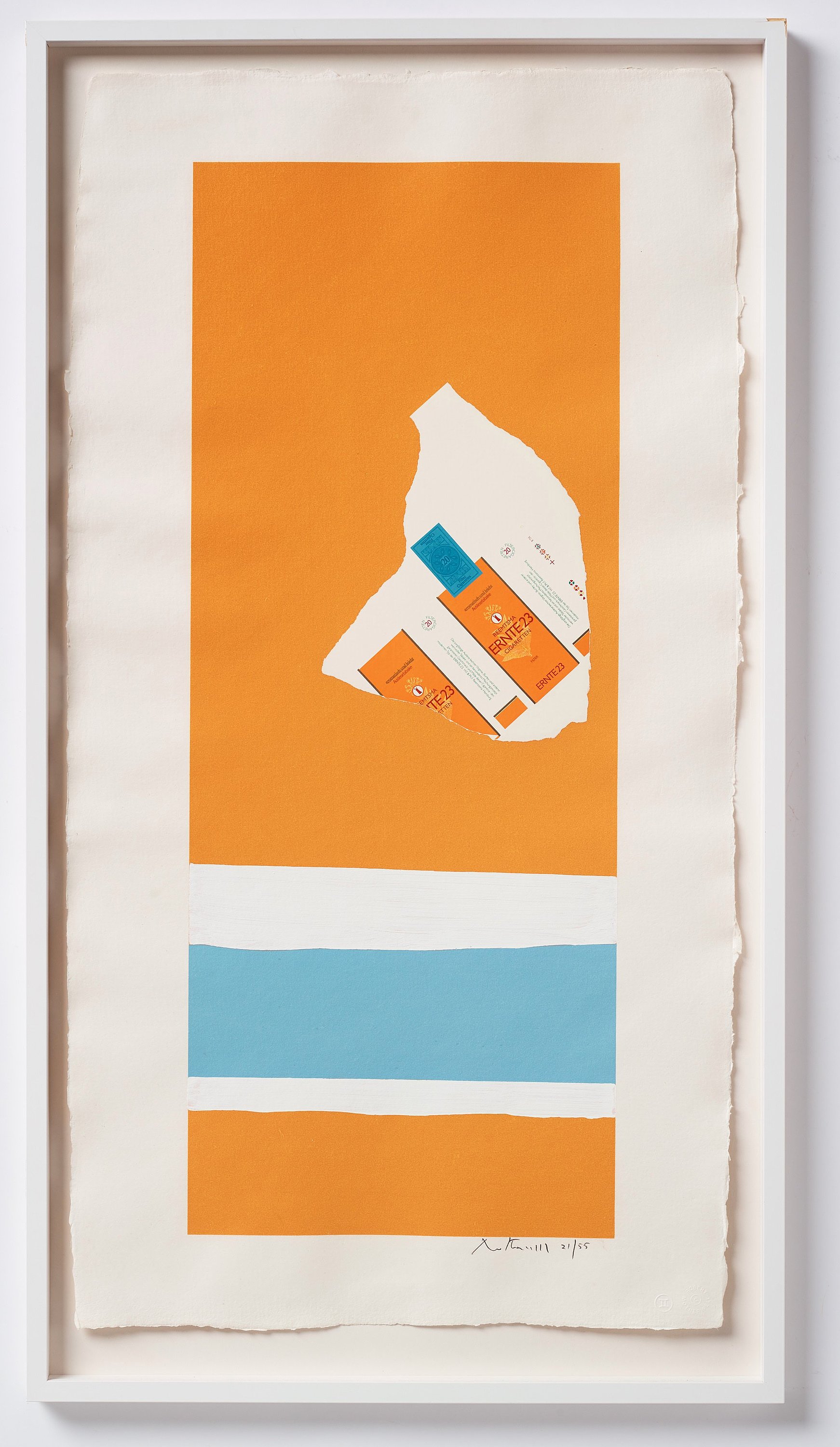 Robert Motherwell, "Harvest, with Blue Bottom" from "Summer Light