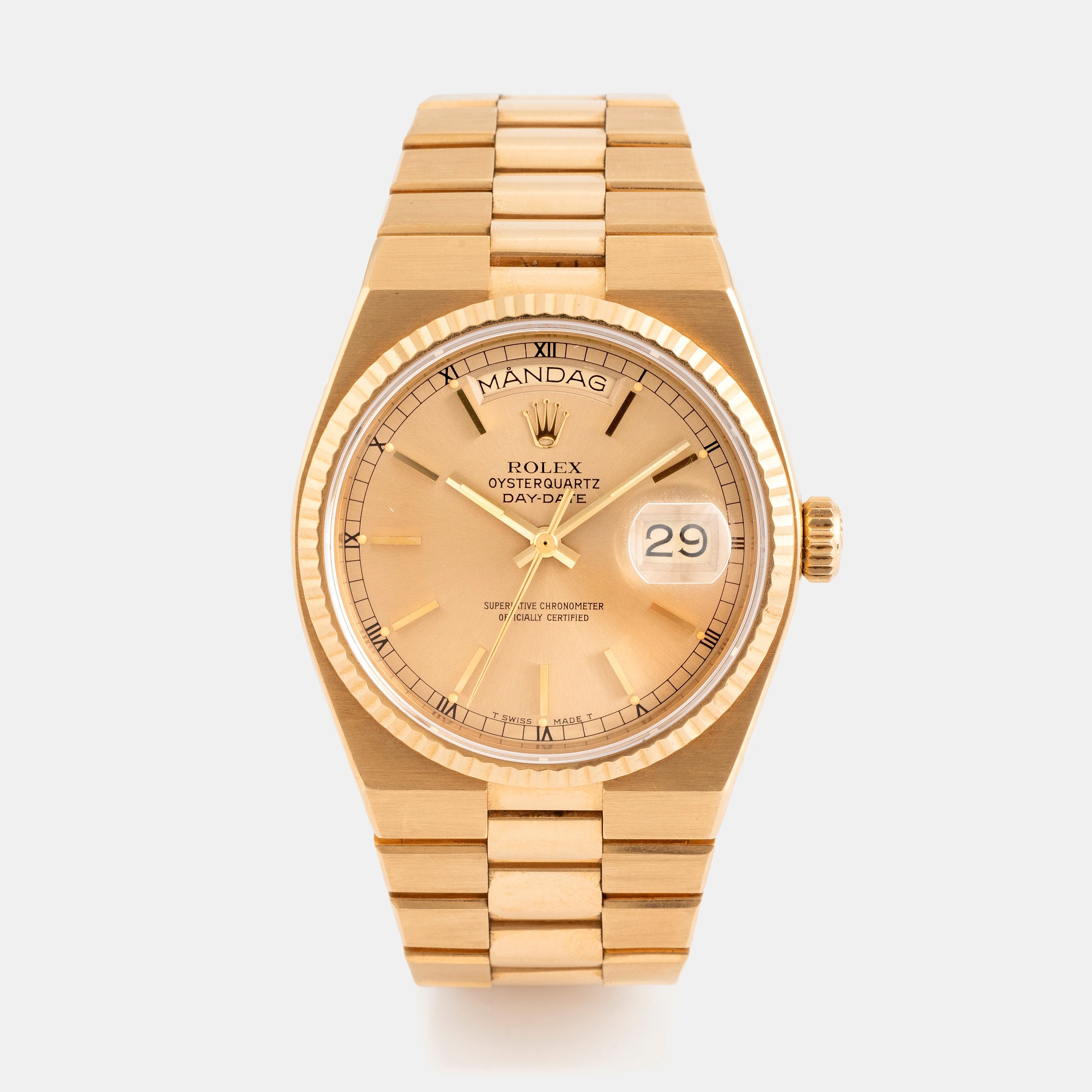 Rolex, Oysterquartz, Day-Date, ca 1979. - Bukowskis