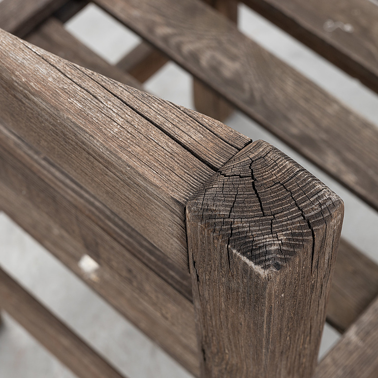 Elsa Stackelberg, a table and four chairs, Fri Form, Sweden, second half of the 20th century.