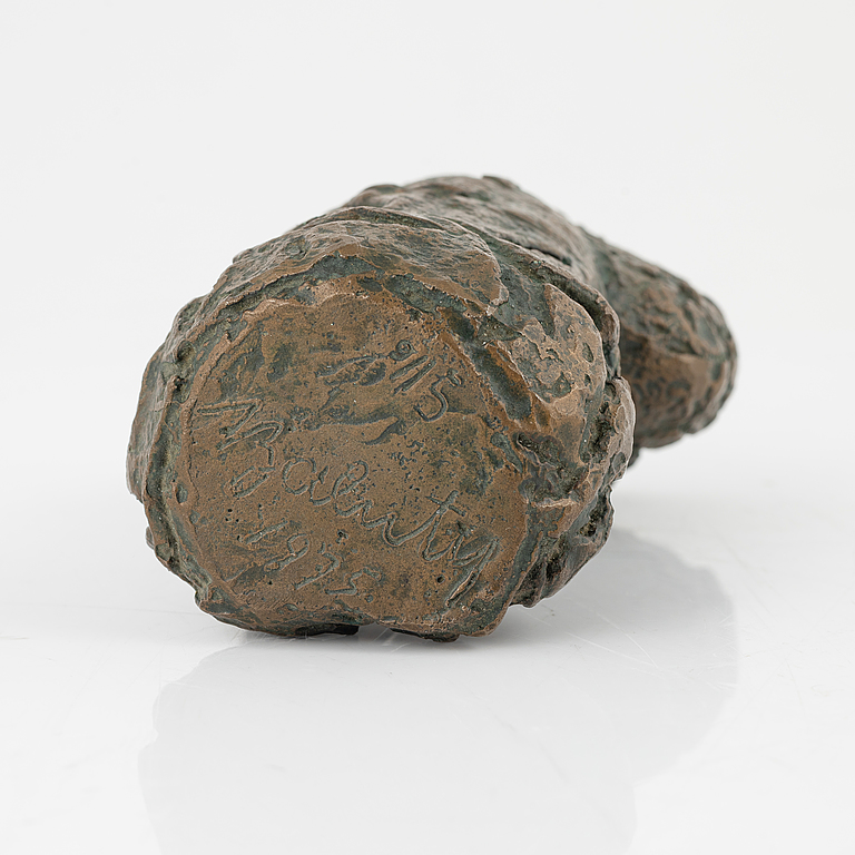 Voldemar Balutis, a signed bronze sculpture, dated 1975.