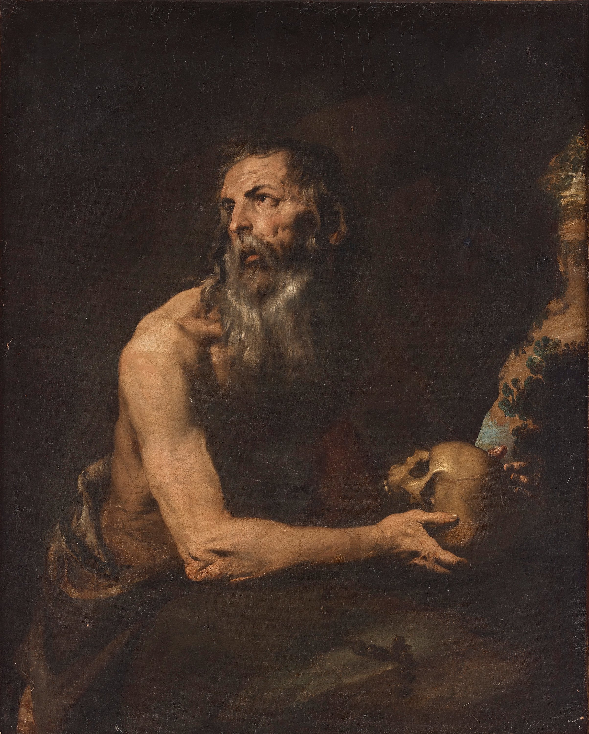 Jusepe de Ribera Follower of, Saint Paul of Thebe. - Bukowskis