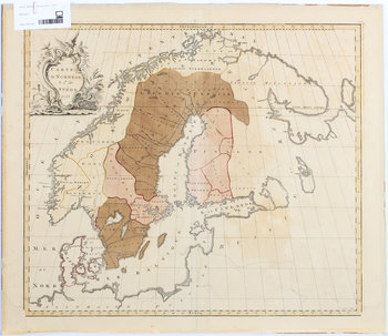147637. KARTA, Skandinavien, 1755.