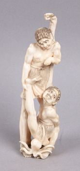 147695. FIGURIN, ben, Meiji, Japan, 1868-1912.