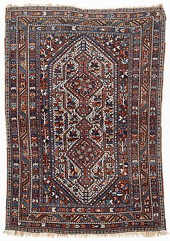 A carpet, Shiraz, circa 211 x 147 cm.