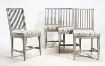 147843. MATSALSGRUPP, 5 delar, gustaviansk stil 1900-tal.