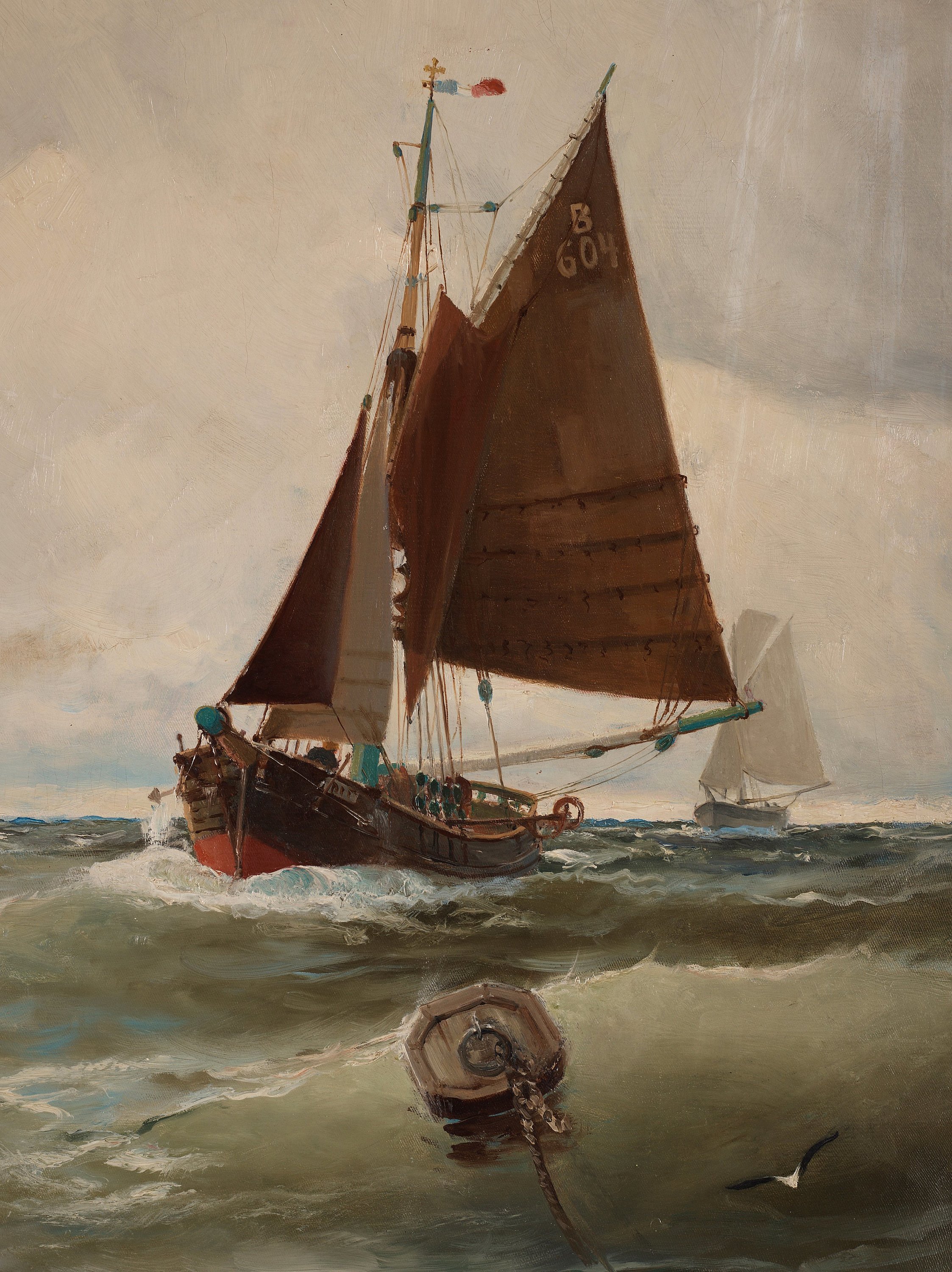 Christian Fredrik Swensson (Svensson), Marin med franskflaggade båtar