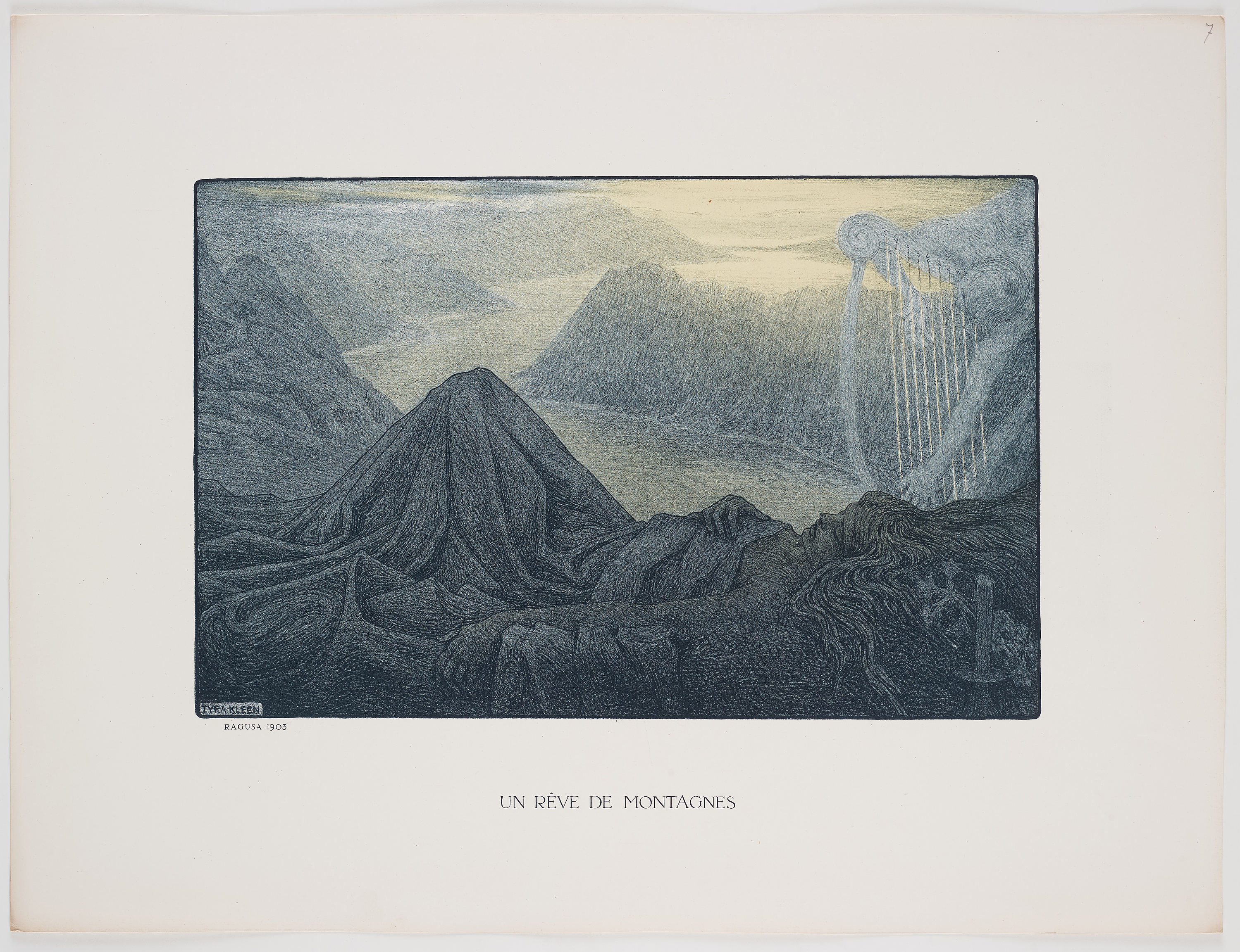 Tyra Kleen, mapp med sju litografier. Bukowskis