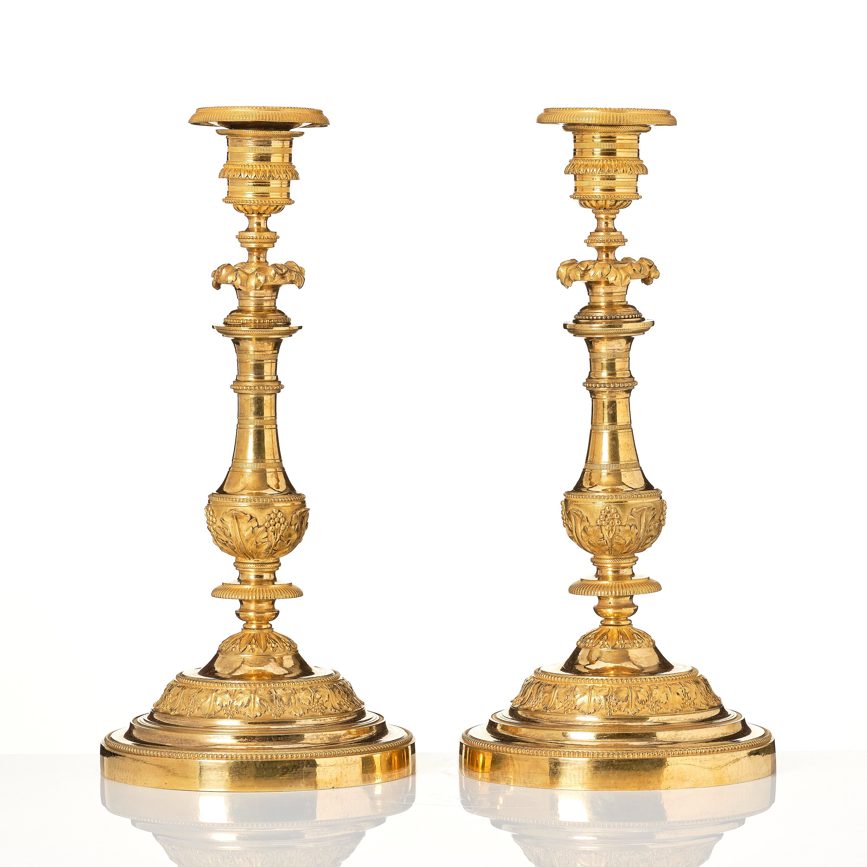 A Pair Of French Empire Candlesticks Bukowskis a-pair-of-french-empire-candlesticks-bukowskis