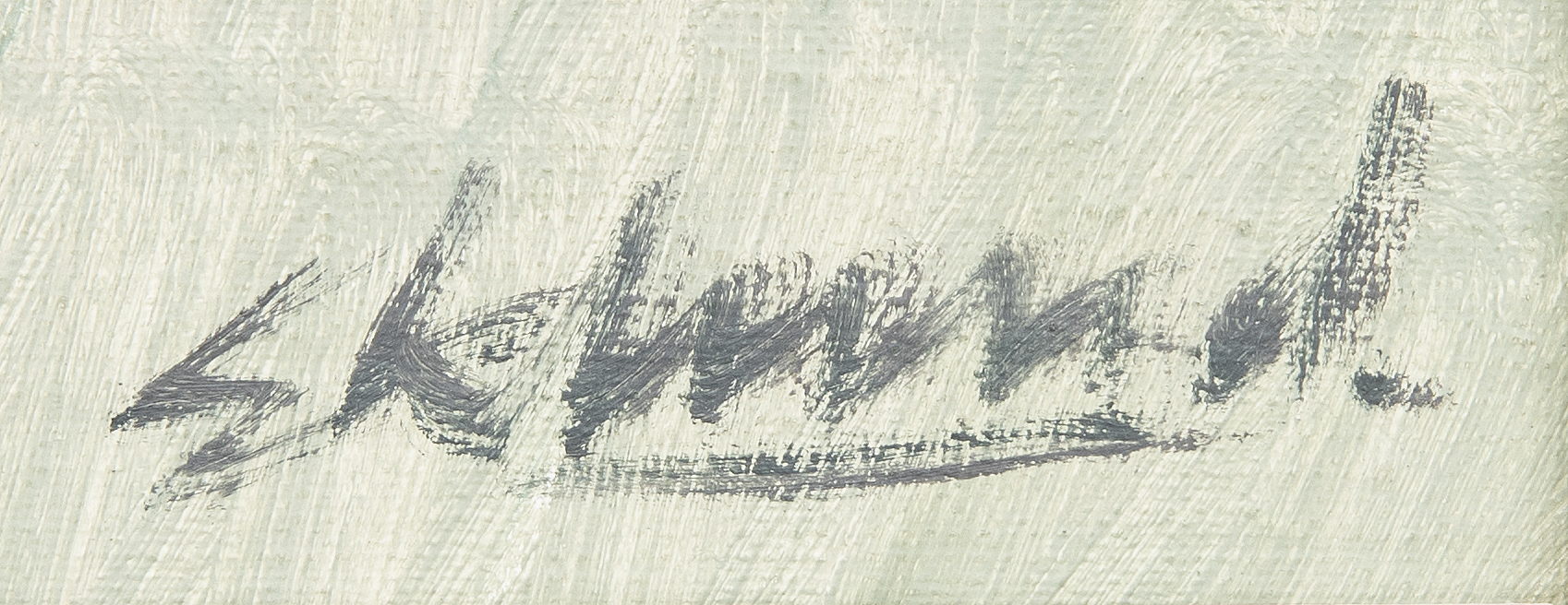 Bengt Eklund, olja på pannå signerad. Bukowskis