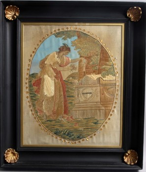 148767. SIDENBRODERI, 1800-talets andra hälft.