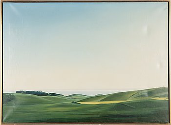 Tord Lager, oil on canvas, signed. dated 1974 verso.