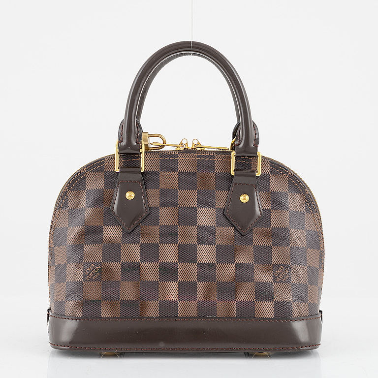 Louis Vuitton, A Damier Ebene 'Alma BB' bag, 2016.
