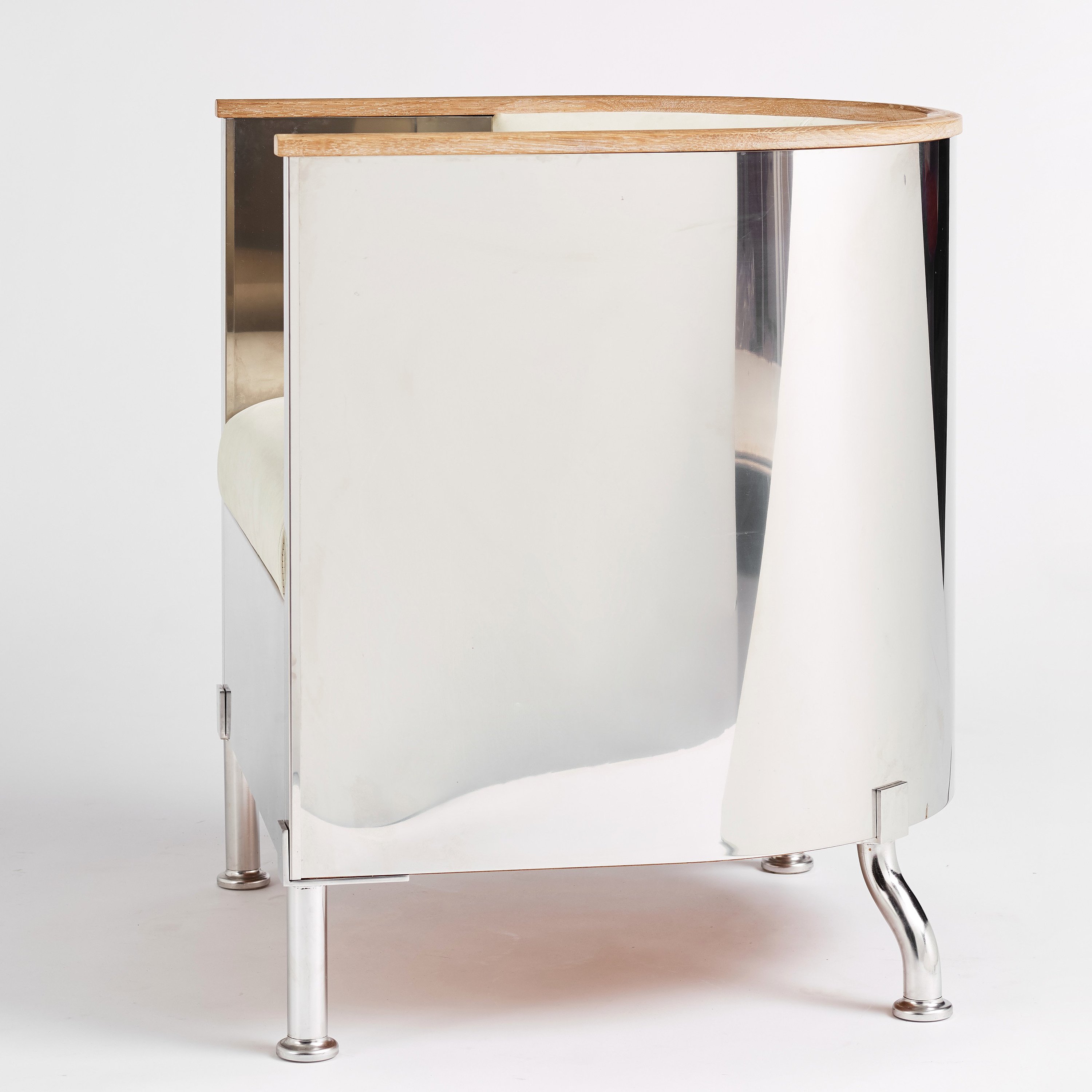 Mats Theselius, an 'Inox' armchair, ed. 81/199, for Källemo, Sweden ...