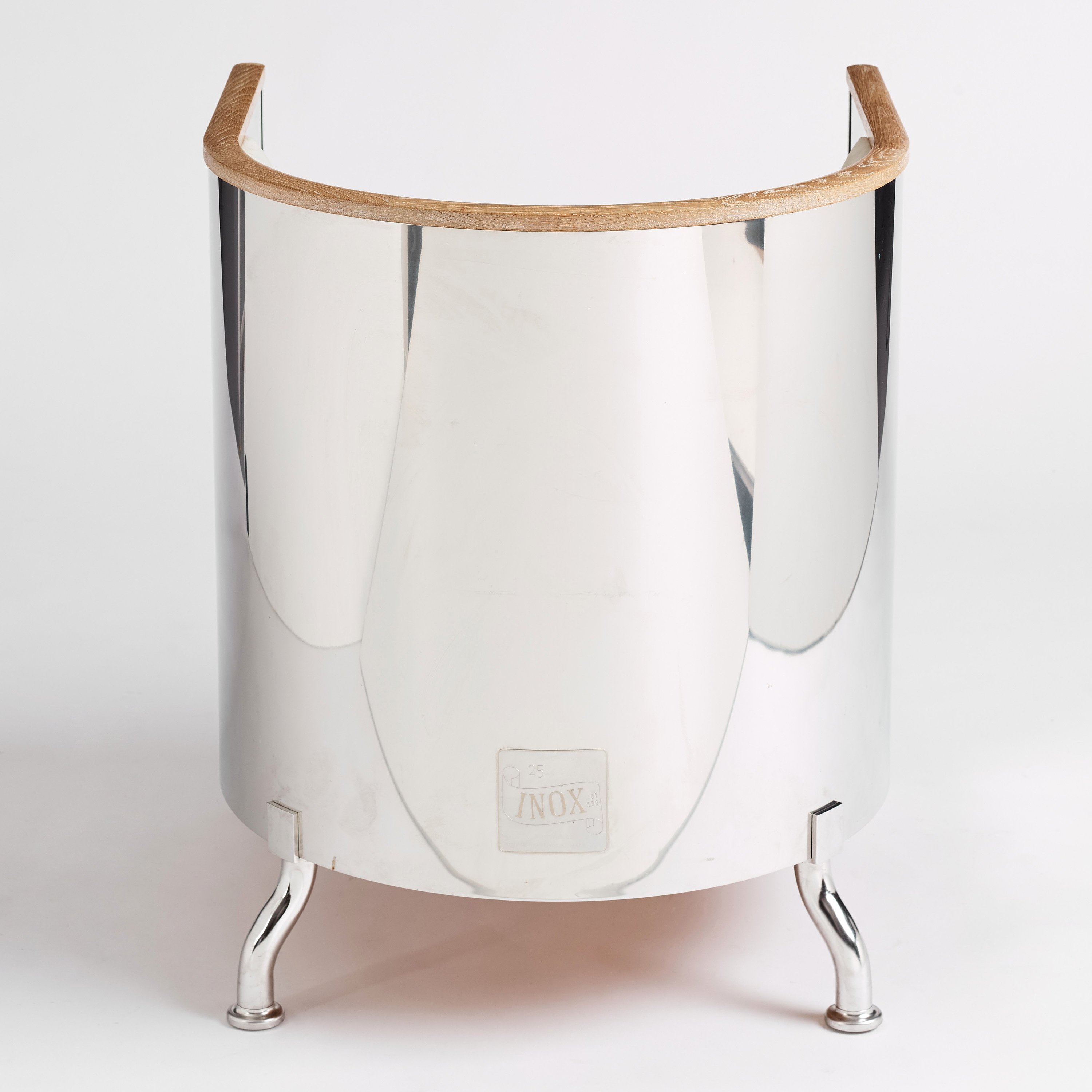 Mats Theselius, an 'Inox' armchair, ed. 81/199, for Källemo, Sweden ...