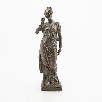 Hugo Elmqvist, a signed bronze sculpture.