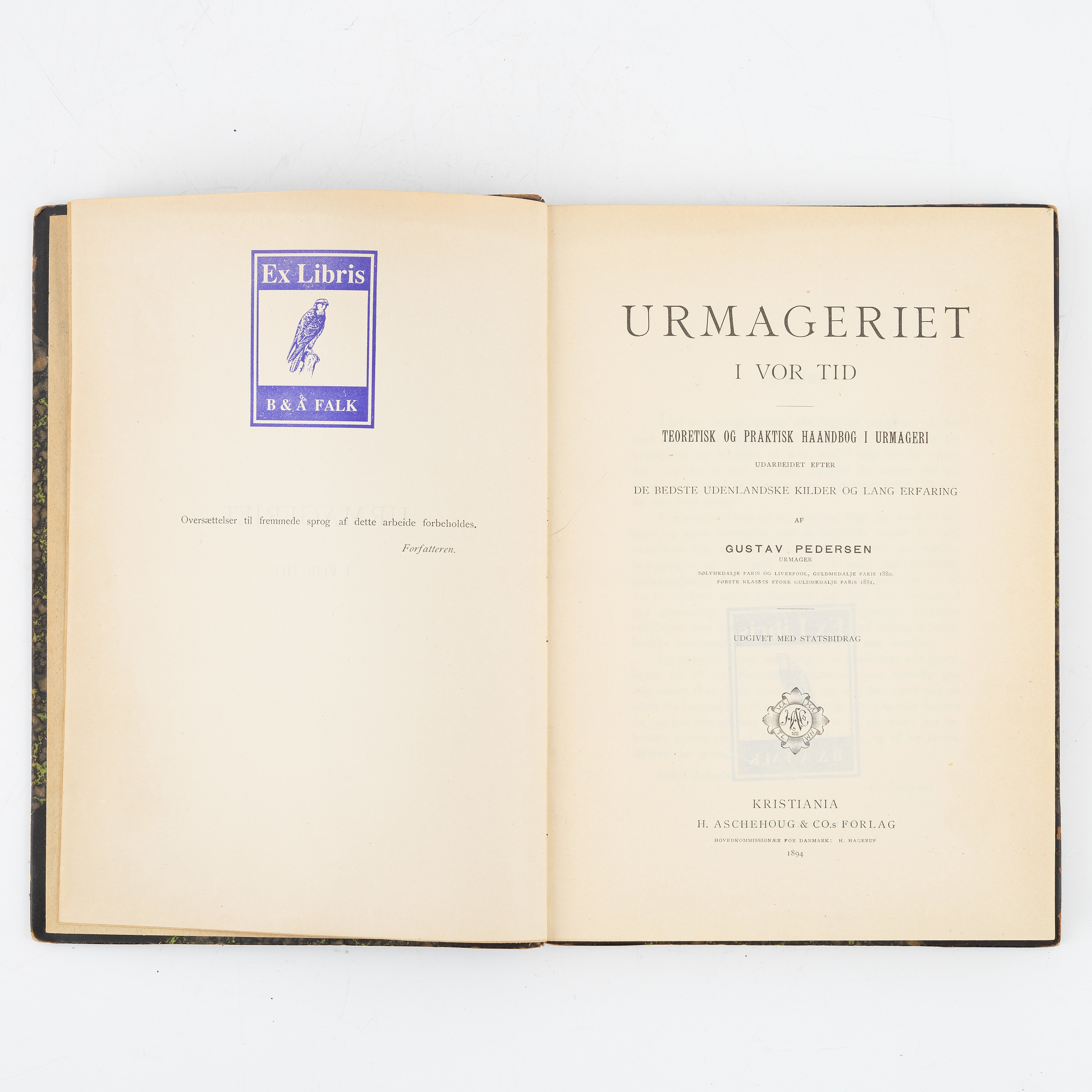 Books about clocks and watchmaking 3 vols. Bukowskis