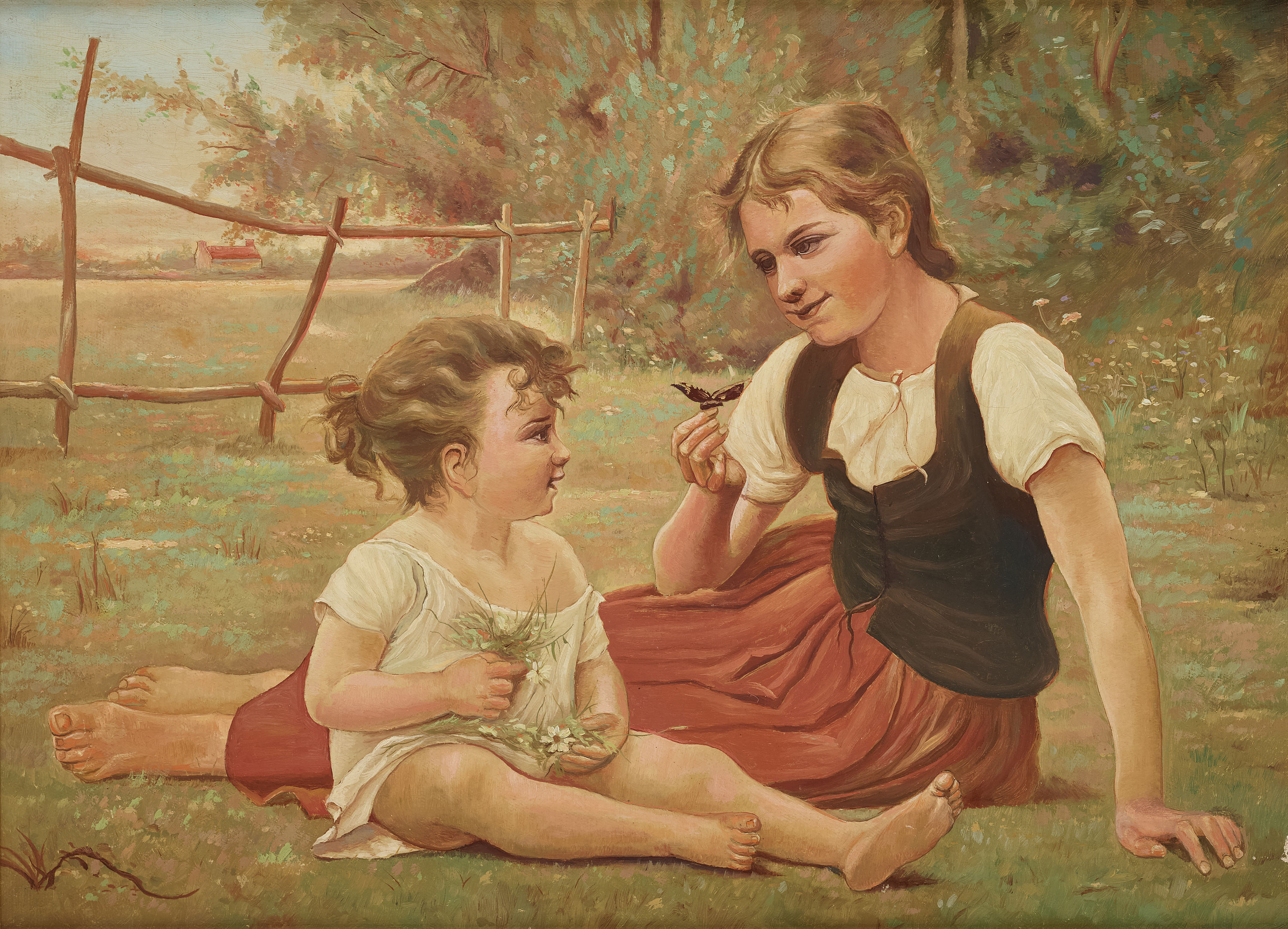 Ludvig Frid, tillskriven, Fjärilen. Bukowskis