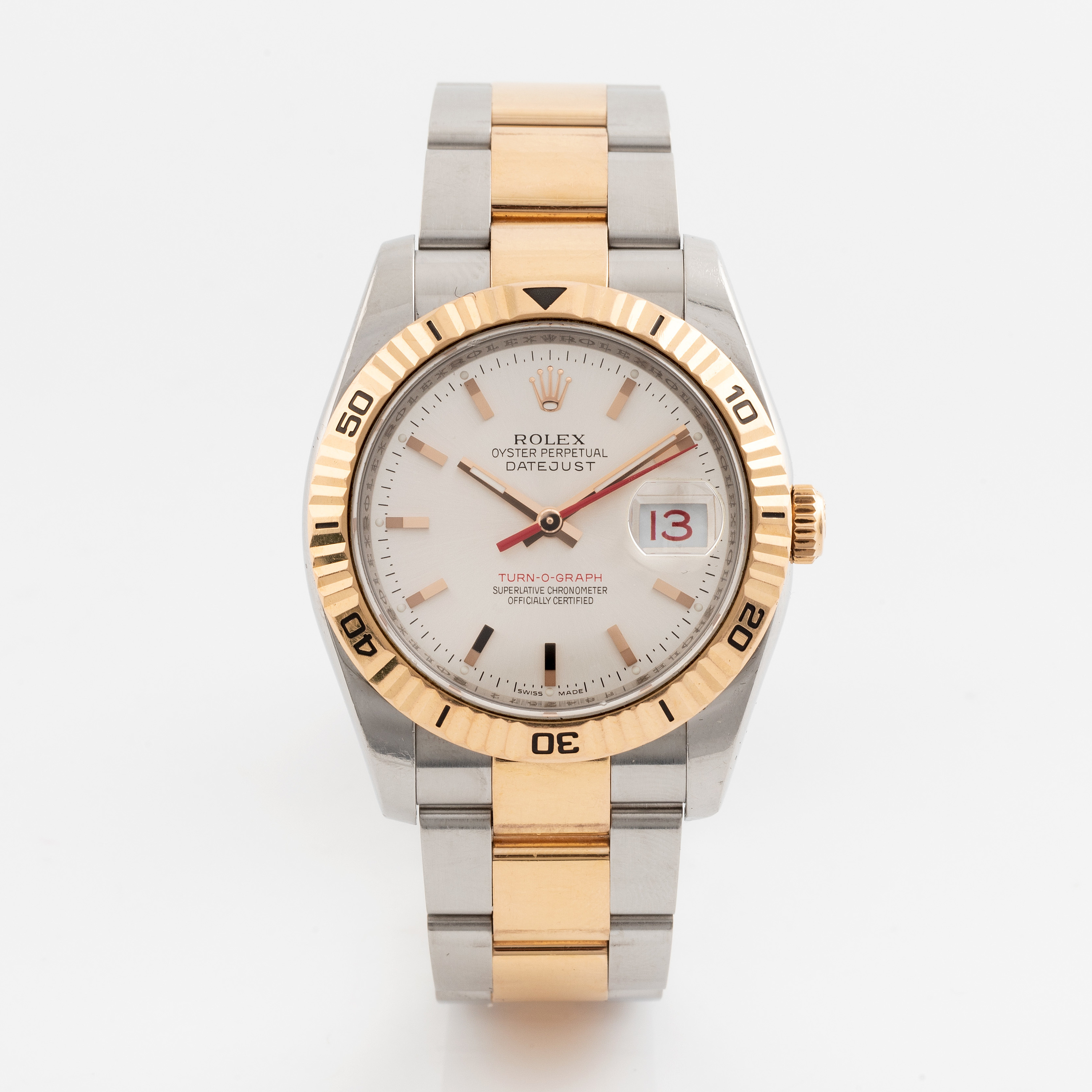 Rolex, Oyster Perpetual, Datejust, TurnOGraph, Chronometer, wristwatch, 36 mm. Bukowskis