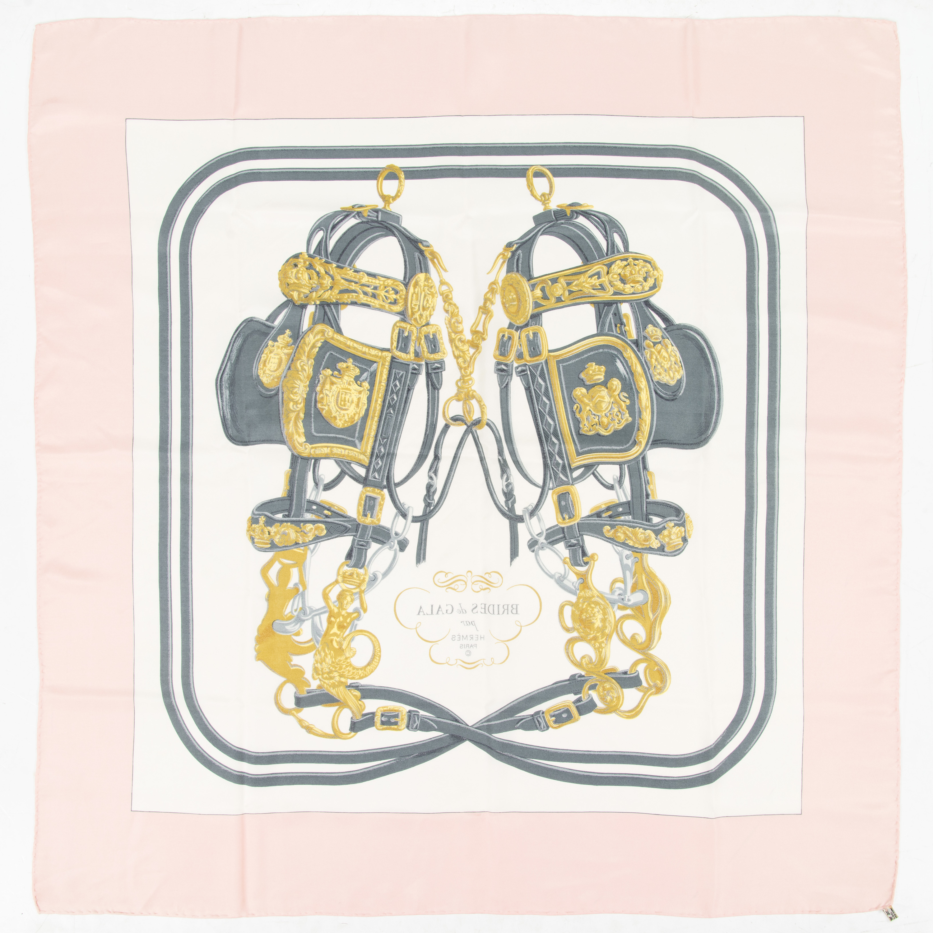 Hermès Scarf Brides de Gala en Fleurs 90
