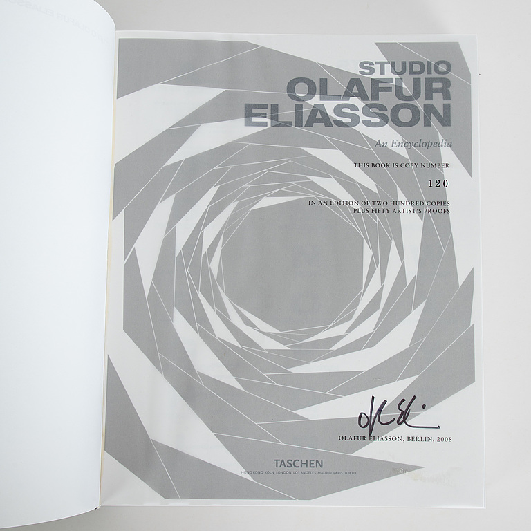 Studio Olafur Eliasson/Philip Ursprung, "Studio Olafur Eliasson. An Encyclopedia, Art Edition".