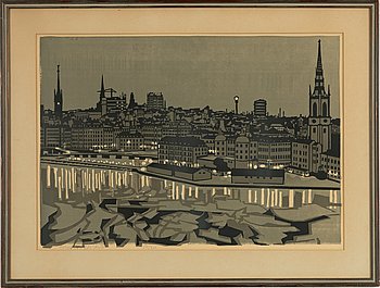 Svenolov Ehrén, Vy över Stockholm.