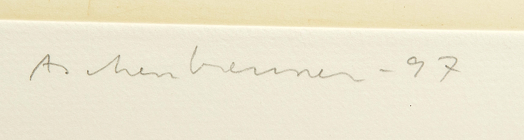 Lennart Aschenbrenner,  a set of two lithographs signed dated and numbered.