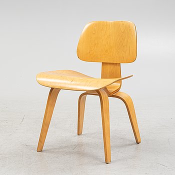 Charles and Ray Eames, a 'DCW' chair, likely for Herman Miller USA, 1950s.