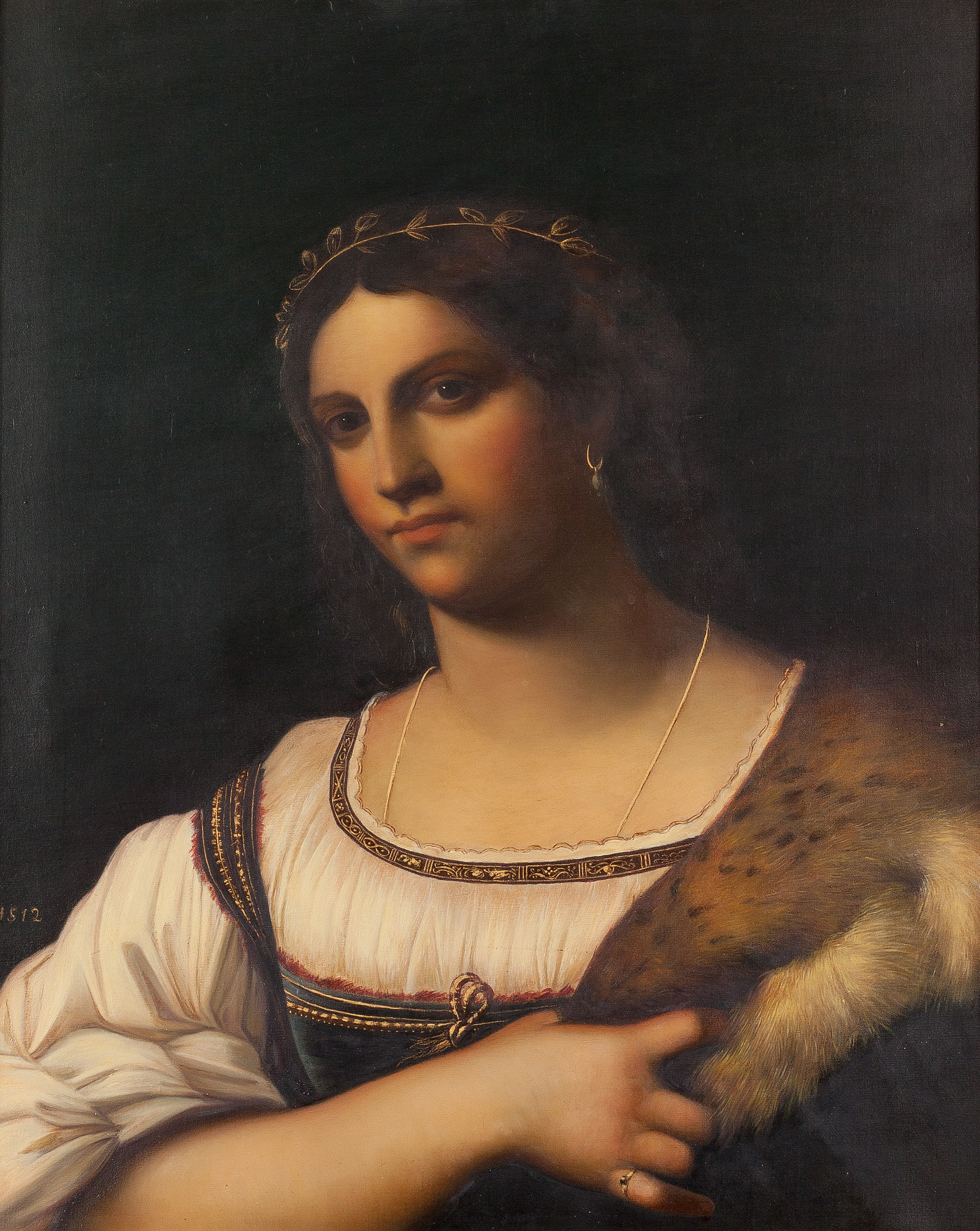 Sebastian del Piombo, after, oil on canvas, 19th century, unsigned