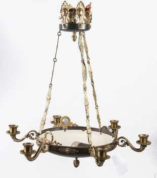 151001. TAKAMPEL, empirestil, tidigt 1900-tal. Tot diam 58.