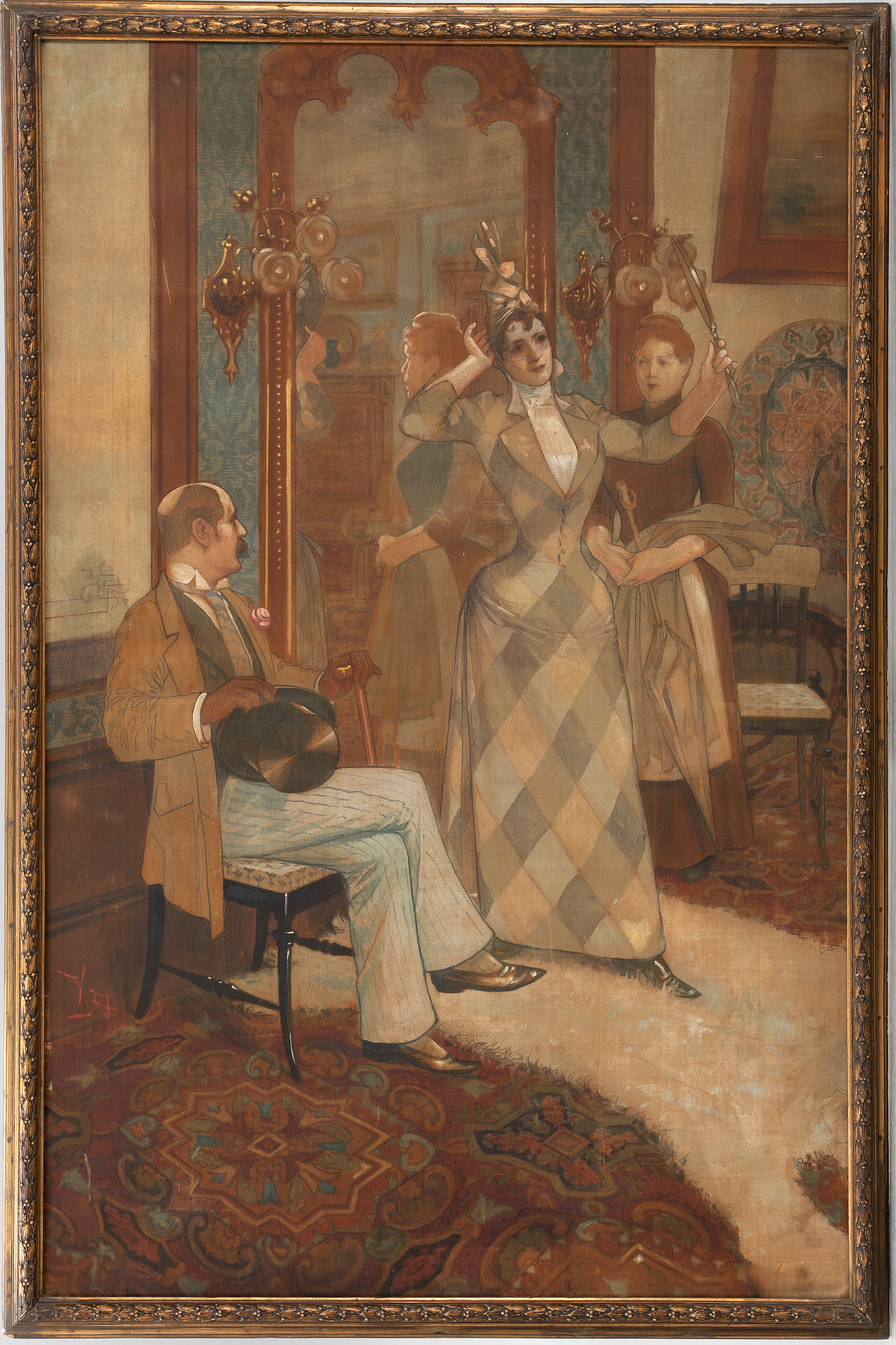 Vicke Andrén, Preparations Before the Walk. - Bukowskis