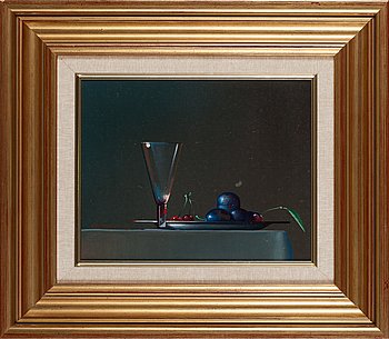 Jan Palmu, oil on canvas, signed and dated -90.