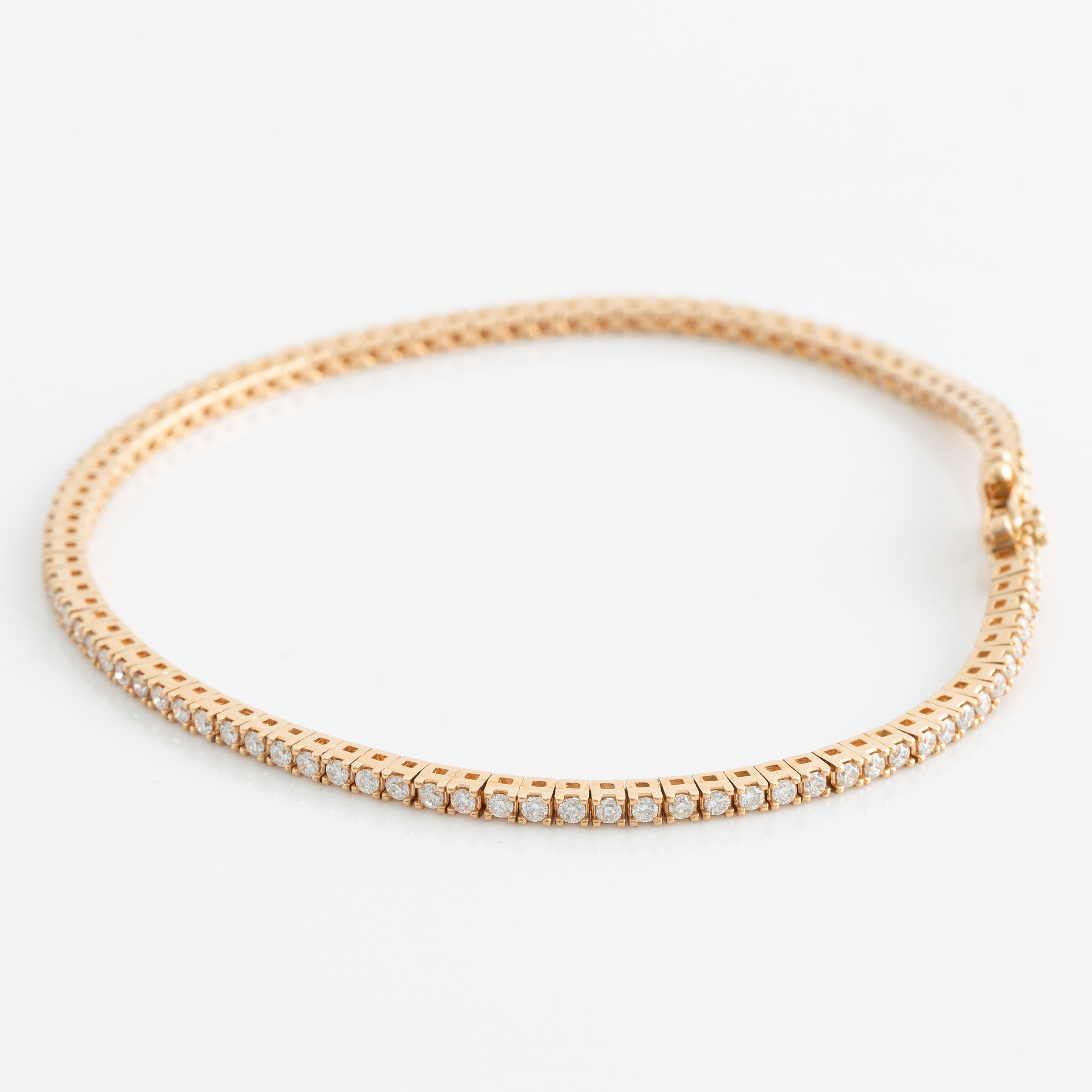 TOEECY Tennisarmband voor vrouwen, 18K vergulde AAA zirkonia