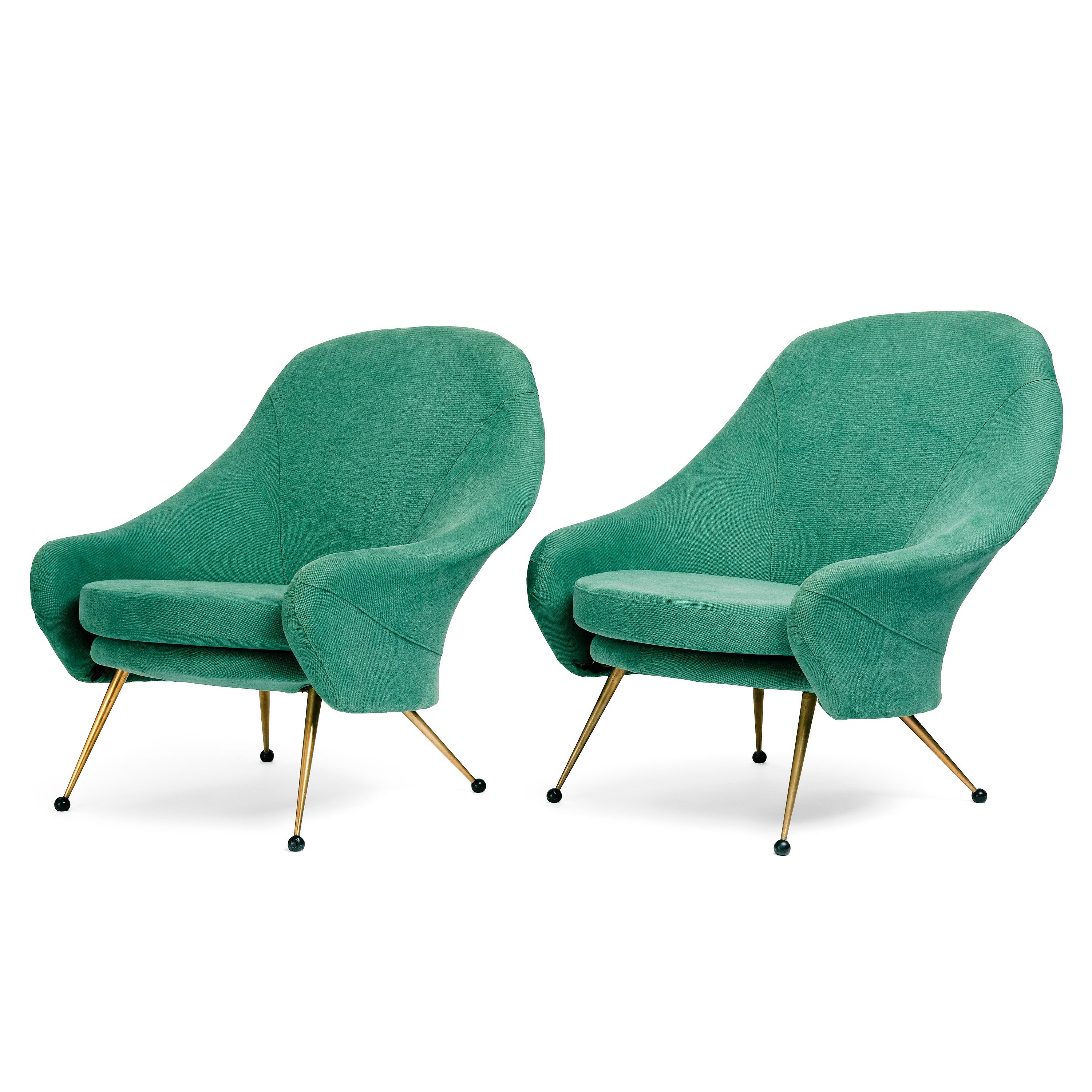 Marco Zanuso, fåtöljer 1 par, "Martingala", Arflex, Italien 195060tal