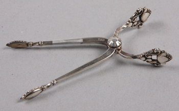 151545. SOCKERTÅNG, sterlingsilver, Konge, Georg Jensen, Danmark, 1900-tal.