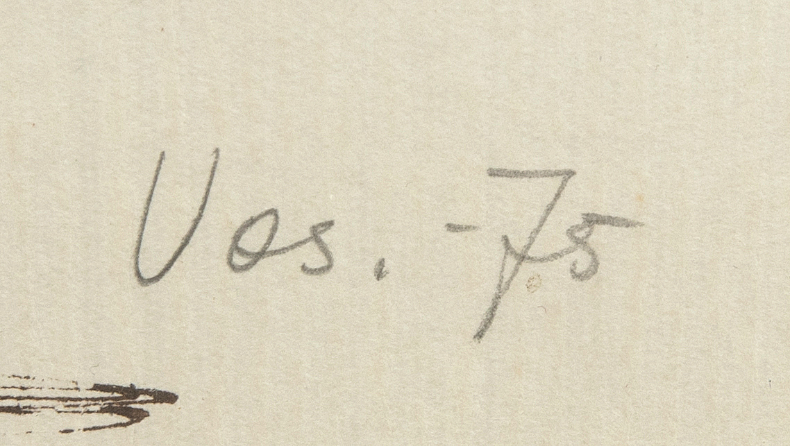 Marik VosLundh, akvarell signerad. Bukowskis