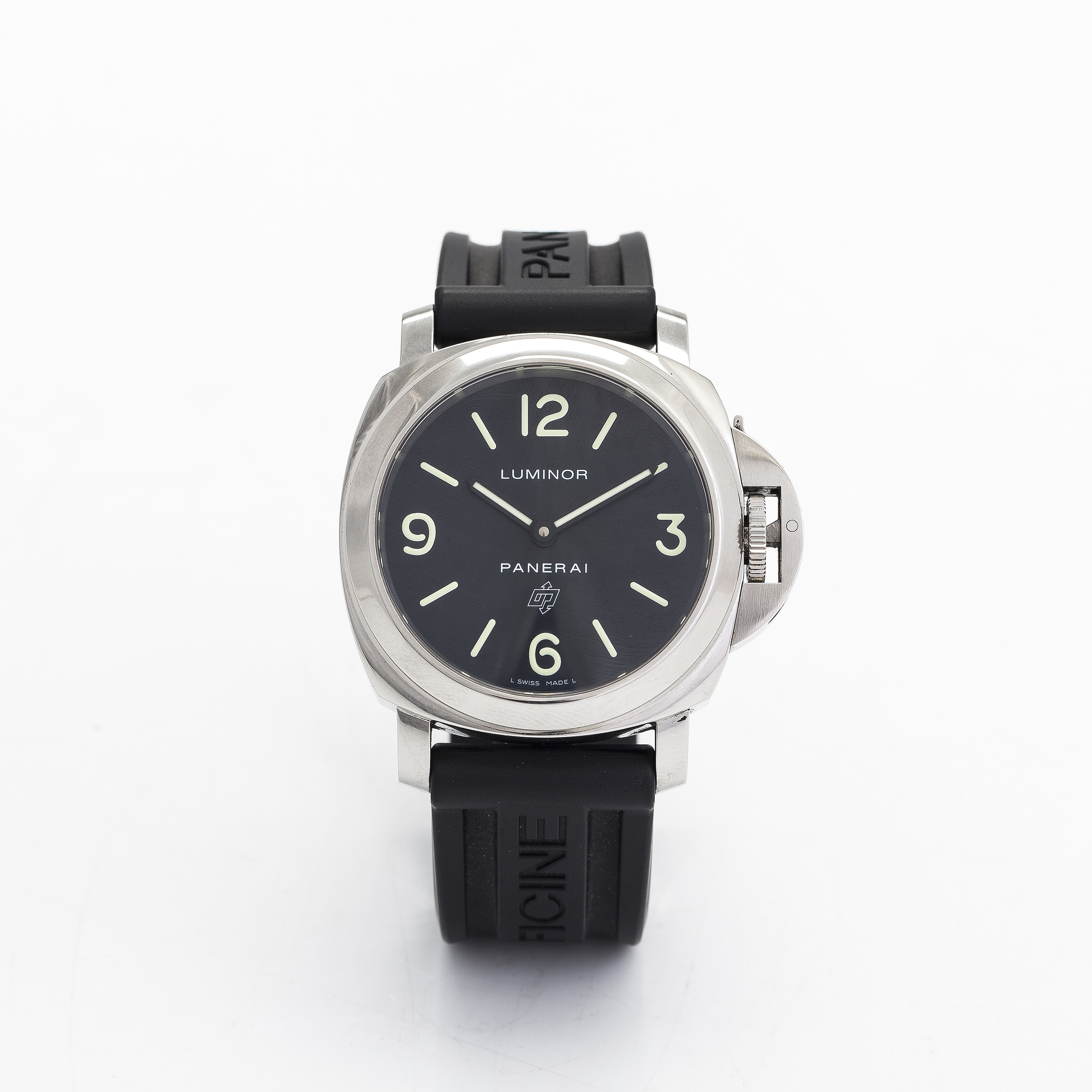 Panerai, Luminor, Base Logo, wristwatch, 44 mm. - Bukowskis