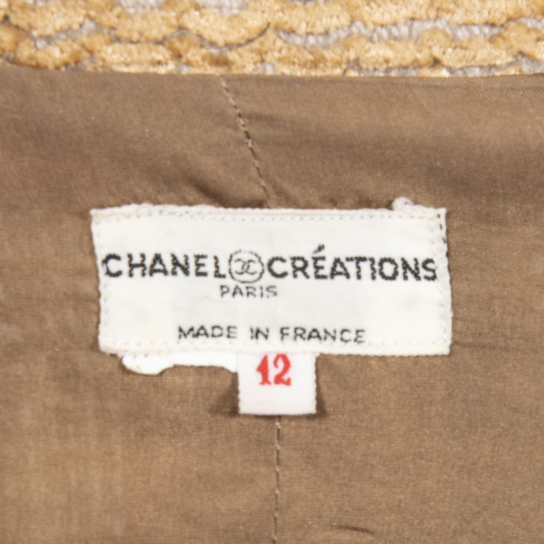 chanel creations label