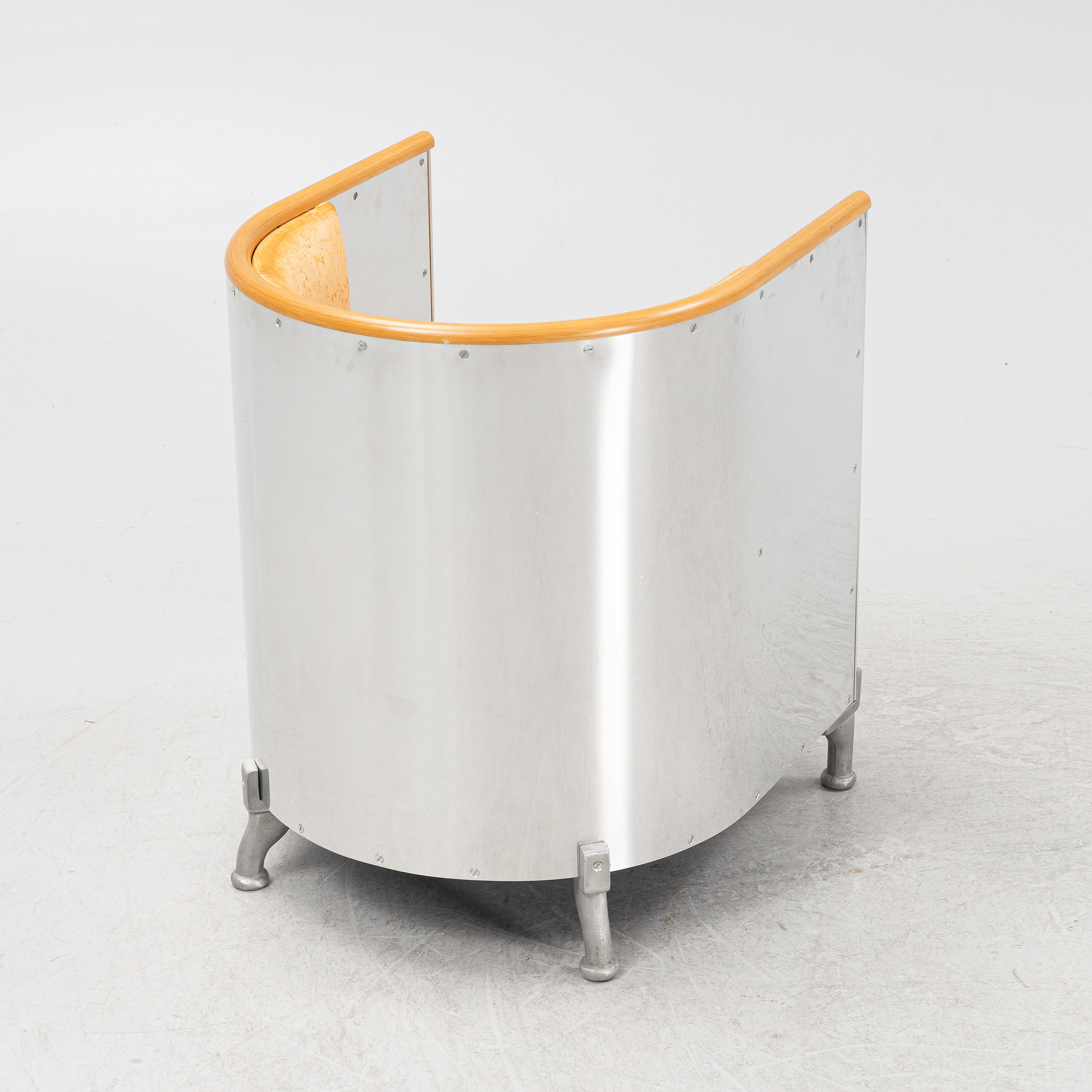 Mats Theselius, an 'Aluminium' easy chair from Källemo. - Bukowskis