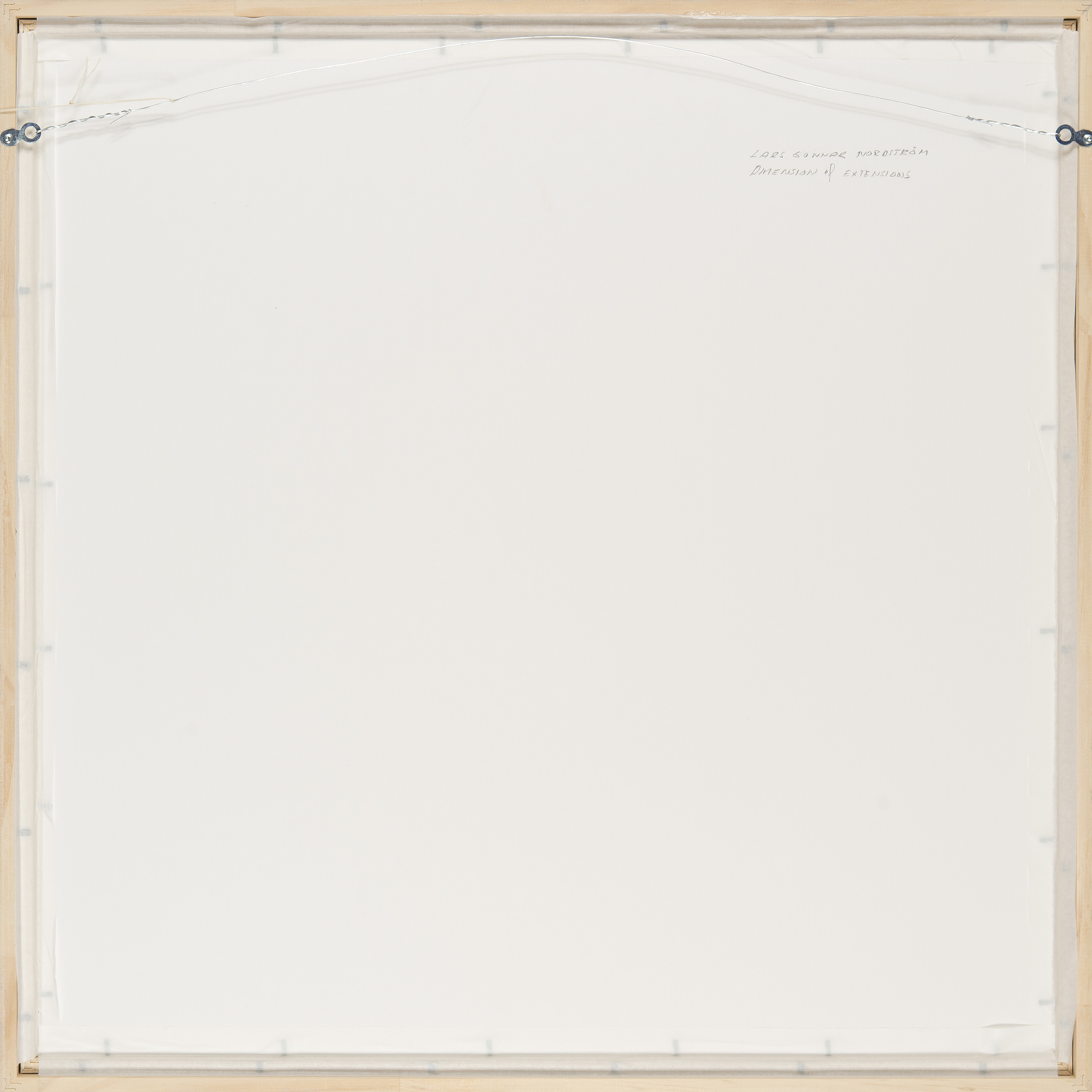 LarsGunnar Nordström, from the series 'Dimensions and extensions