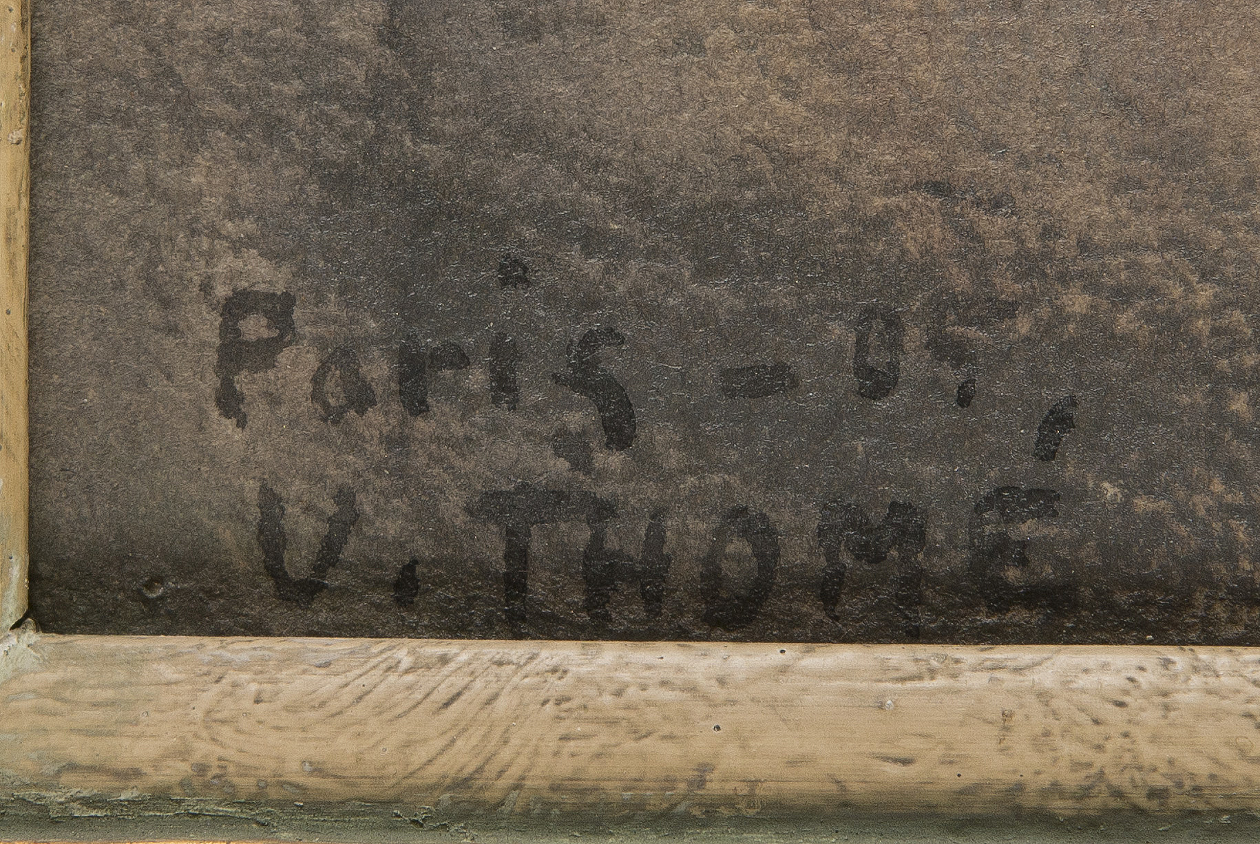 Verner Thomé, Hästekipage. Bukowskis