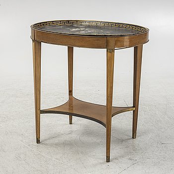 A late Gustavian style tray-table, late 18th century.