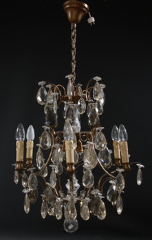 153475. LJUSKRONA, rokokostil, 1900-tal. H ca 62.