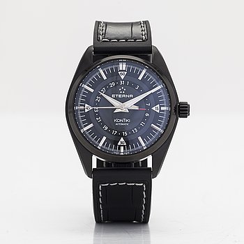 Eterna, Kontiki, Four-Hands, wristwatch, 42 mm. - Bukowskis